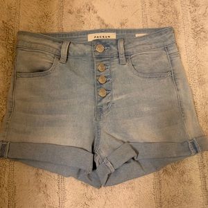 Pacsun light wash shorts